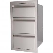 RCS Valiant Series 17-Inch Stainless Steel Double Access Drawer & Paper Towel Dispenser - VTHC1 image