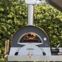 Alfa Ciao M 27-Inch Outdoor Countertop Wood-Fired Pizza Oven - Yellow - FXCM-LGIA-T