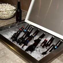 Coyote 25-Inch Stainless Steel Drop In Ice Bin Cooler - CDIC image