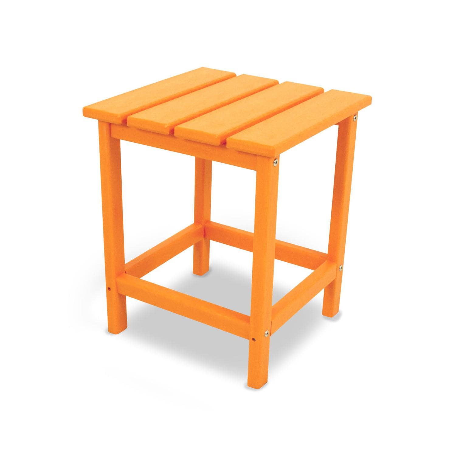 POLYWOOD PWS700-1-TA Classic Folding Adirondack 3-Piece Set W/ Long Island 18-Inch Side Table - Side Table thumbnail