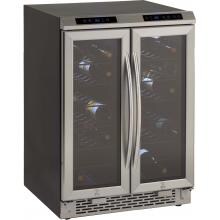 Avanti 38 Bottle ADA Compliant Freestanding Dual Zone Wine Chiller - Stainless Steel - WCV38DZ image