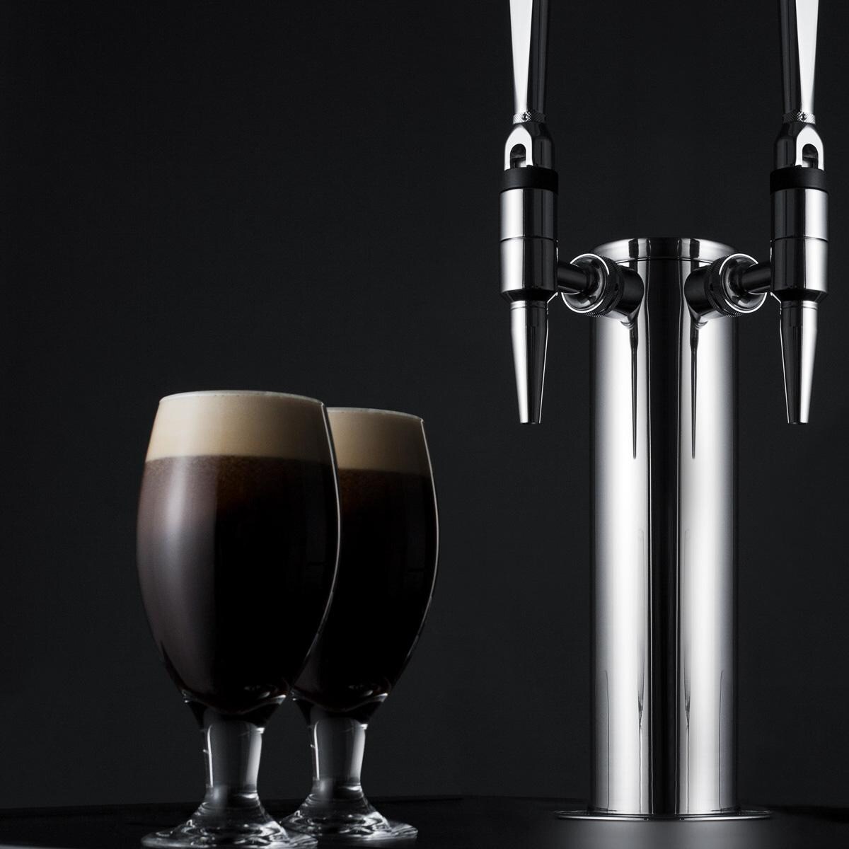 Summit SBC682PNRNCFTWIN 24-Inch 5.6 Cu. Ft. Built-In Nitro Coffee Kegerator - Custom Panel - Nitro Coffee thumbnail