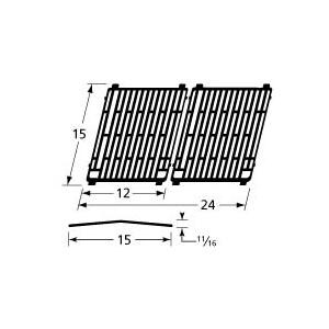 Porcelain Coated Cast Iron Rectangle Cooking Grid 61702 BBQGuys