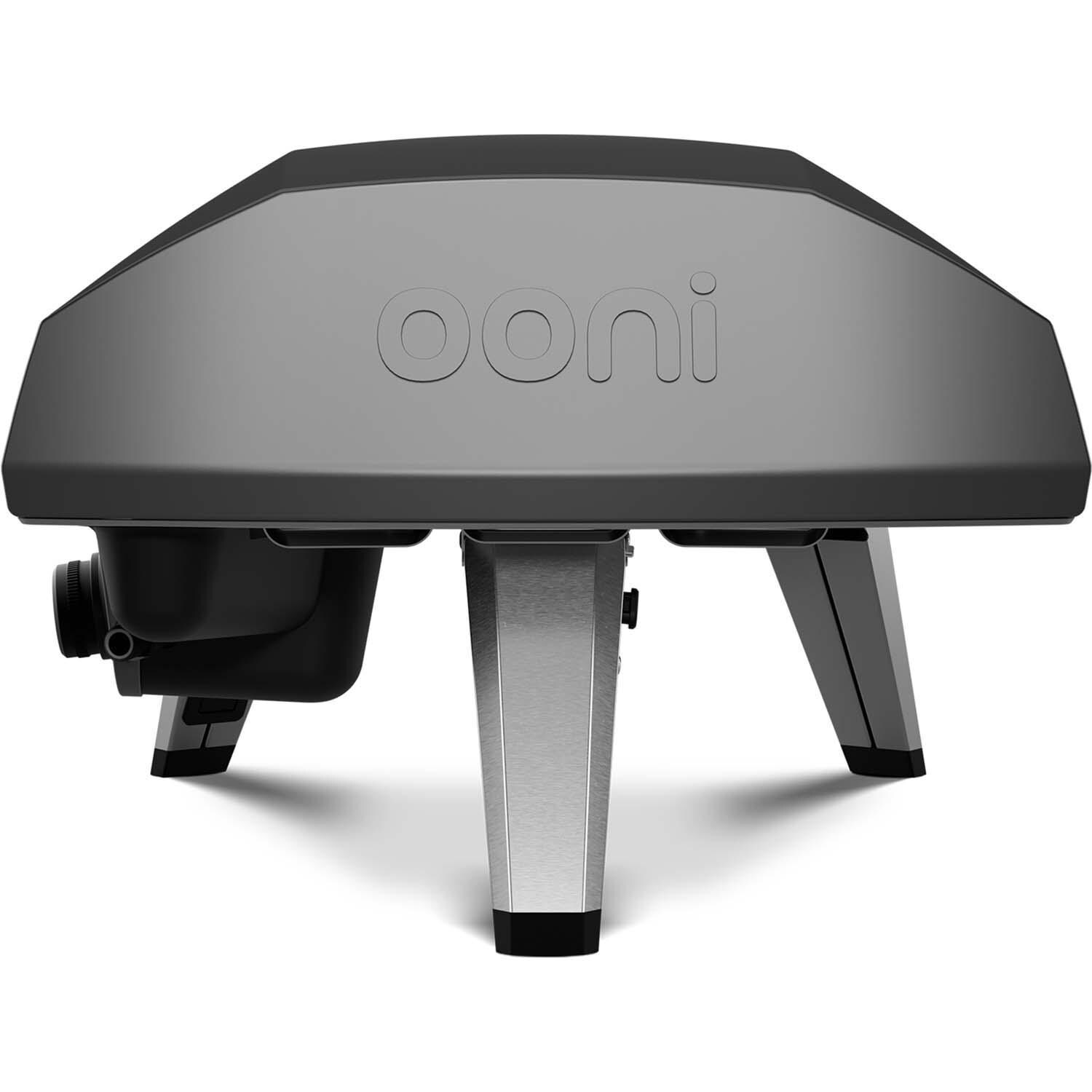 Ooni UU-P2D100 Koda 2 14 Inch Propane Portable Pizza Oven - Black - Back View - White Background thumbnail