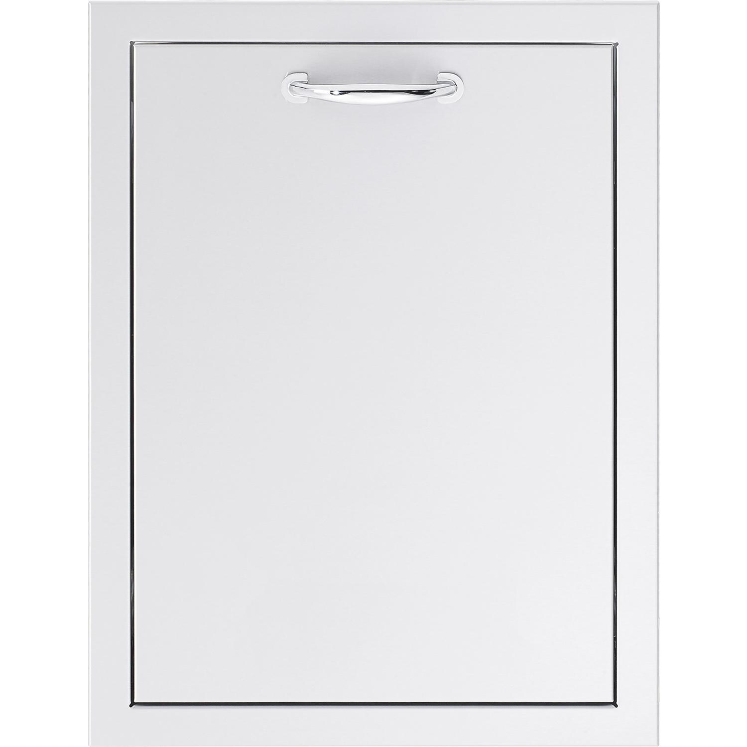 Summerset 20-Inch Roll-Out Stainless Steel Double Trash / Recycling Bin - SSTD2-20