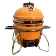 Icon Grills 100 Series 214 Sq. Inch Table Top Kamado Grill - Orange - CG101ORANGE