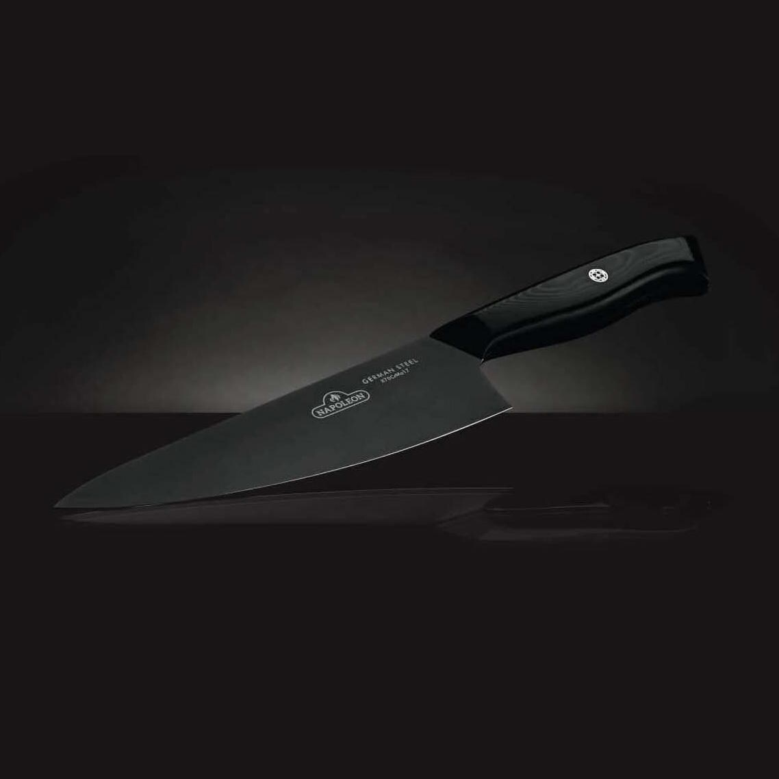 Napoleon 55218 Phantom Chefs Knife - Angled View - White Background thumbnail