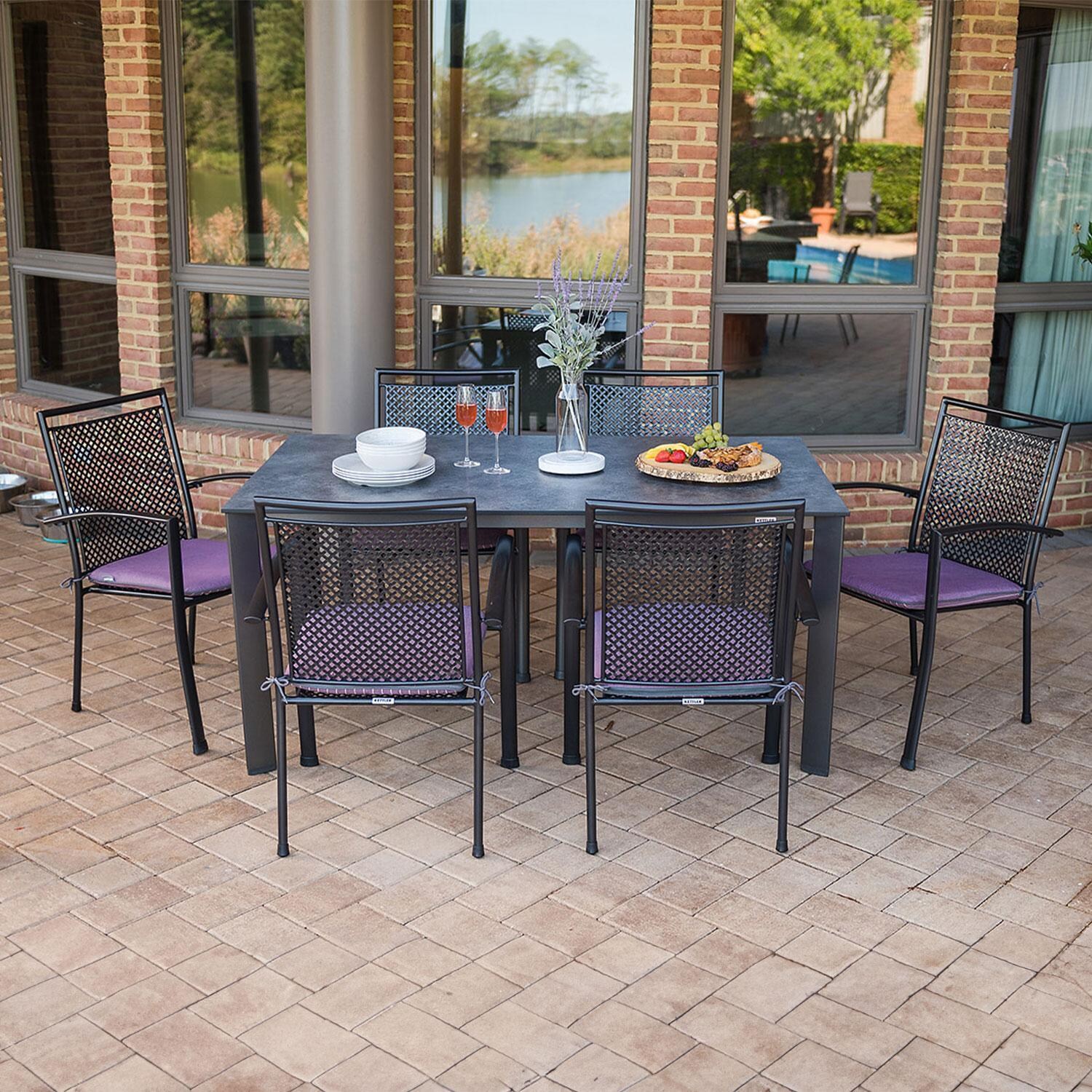 Reno 7 Pc Aluminum Dining Set By KETTLER