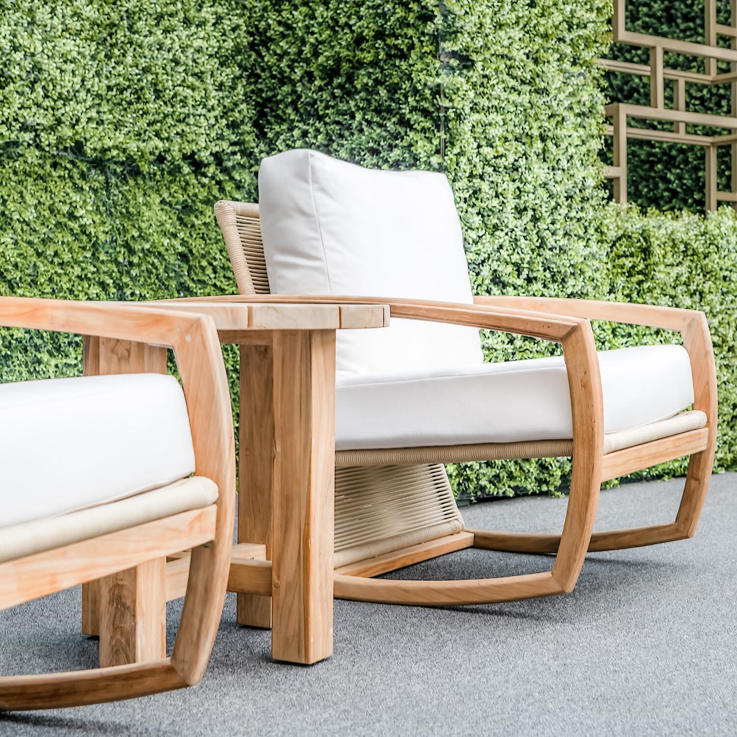 Teak + Table Capri Rocker in Natural - Lifestyle thumbnail