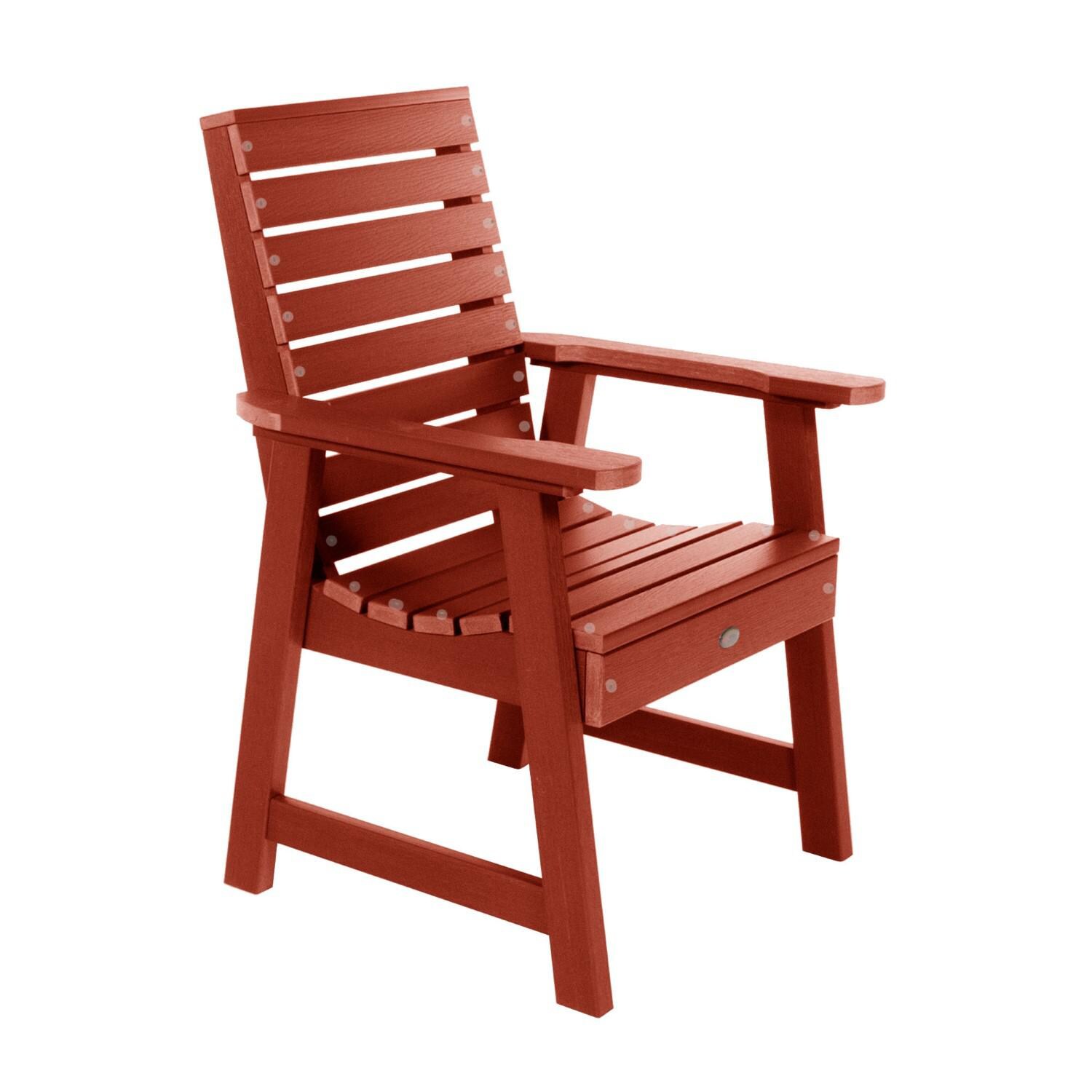 Lakeview Elm Point Dining Armchair - Rustic Red - On White thumbnail