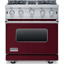 Viking Professional 30-Inch Open Burner Natural Gas Range - Burgundy - VGIC53014BBU image