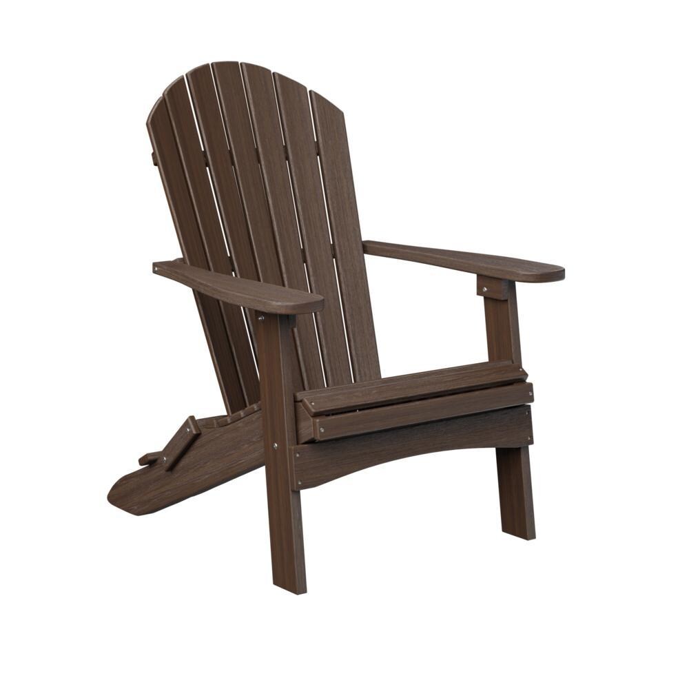 Berlin Gardens Comfo Back Folding Adirondack Chair - Brazilian Walnut thumbnail