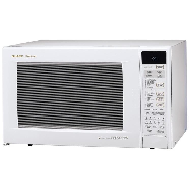 Sharp R930aw Sharp R930AW 1.5 Cu. Ft. Convection Microwave - White : BBQGuys