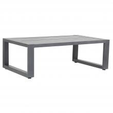 Redondo 54 X 33 Inch Rectangular Aluminum Patio Coffee Table By Sunset West image