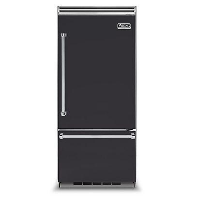 Viking Professional 5 Series 36-Inch 20.4 Cu. Ft. Built-In Left Hinge Bottom Freezer Refrigerator - Graphite Gray - VCBB5363ELGG