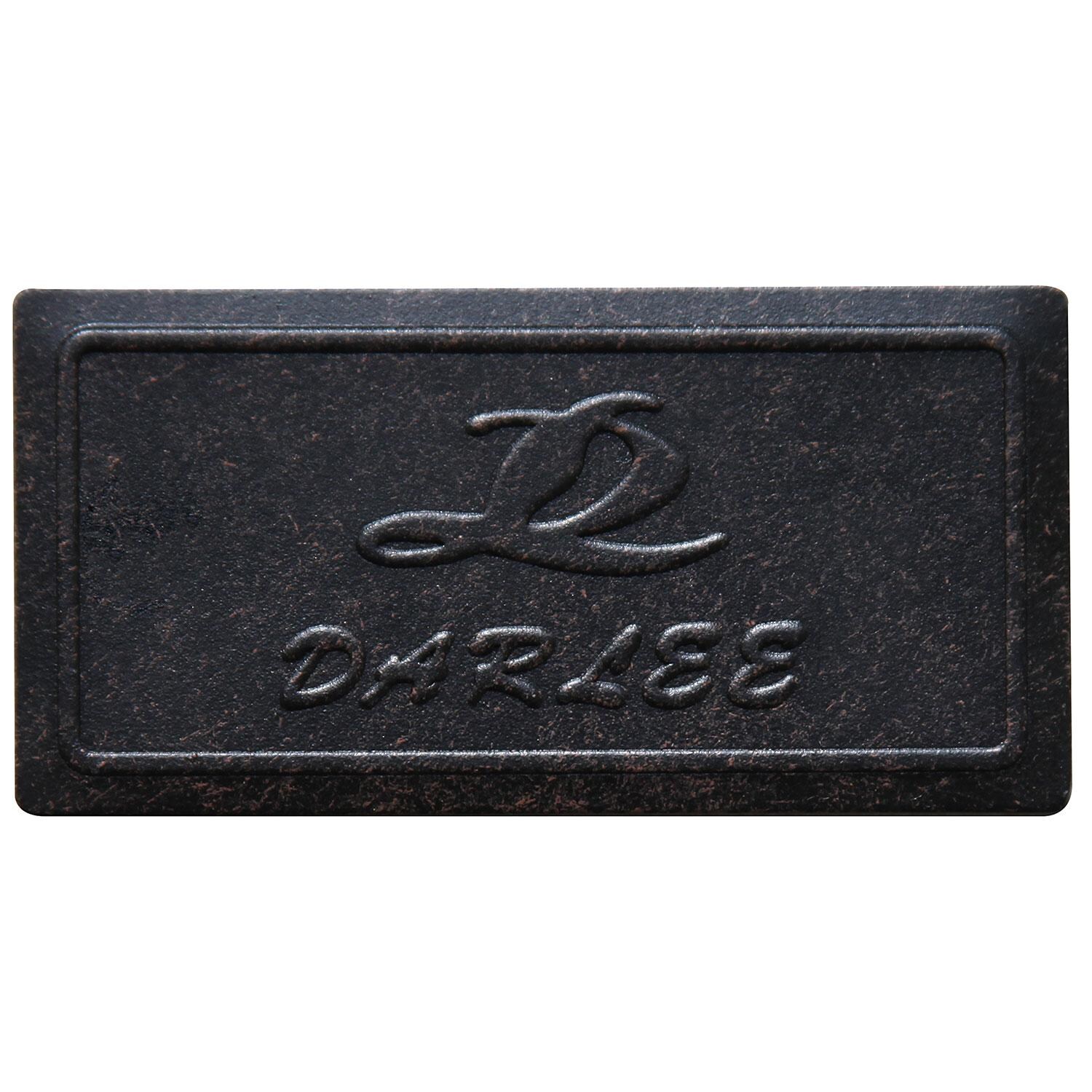 Nassau Cast Aluminum Dining Chair in Antique Bronze/Navy by Darlee - Antique Bronze - Detail thumbnail