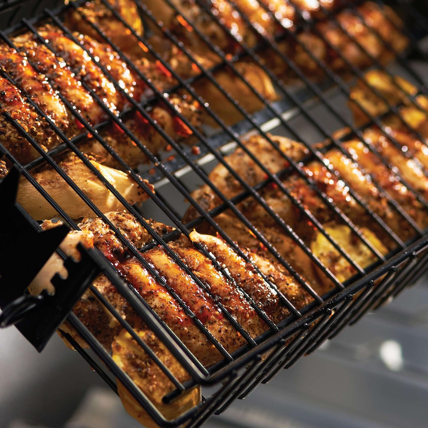 GrillPro Non-Stick Flat Spit Basket - 24785 - Food Cooking - Lifestyle thumbnail