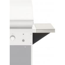 TEC Patio FR Series Single Stainless Steel Side Shelf With Black Brackets - PFRSS image
