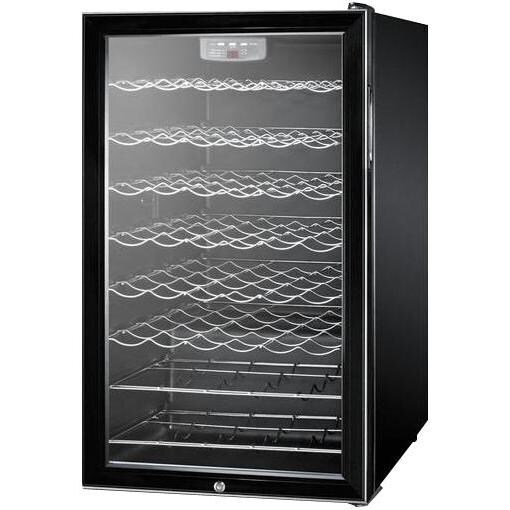 Summit 19Inch 40 Bottle Freestanding Wine Cellar / Cooler Black SWC525L BBQGuys