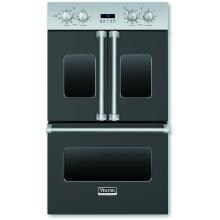 Viking Professional 7 Series 30-Inch Built-In French Door Convection Double Electric Oven - Graphite Gray - VDOF730GG image
