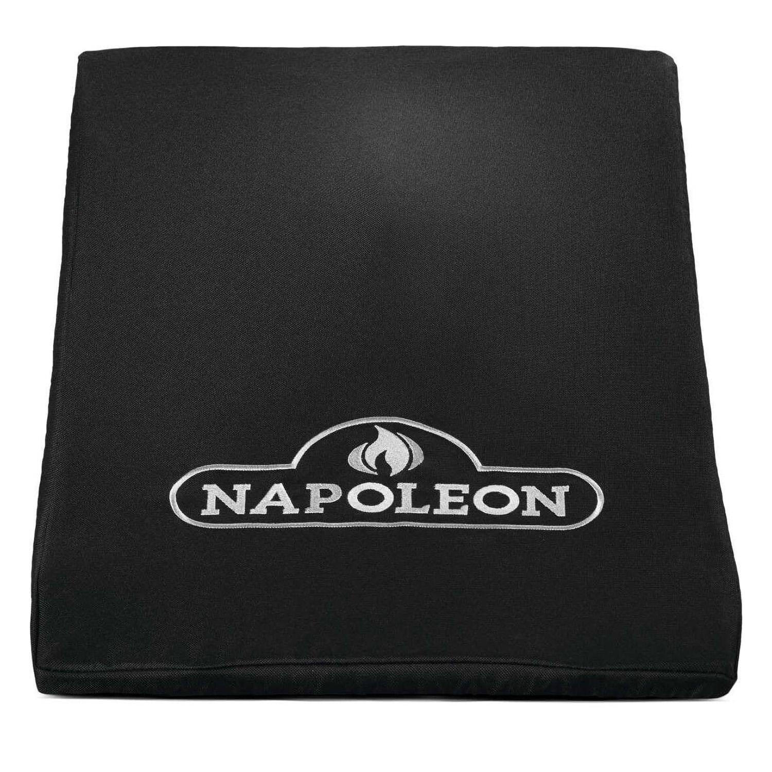 Napoleon 61812 12-in Built-in Side Burner Grill Cover - Top View - White Background thumbnail