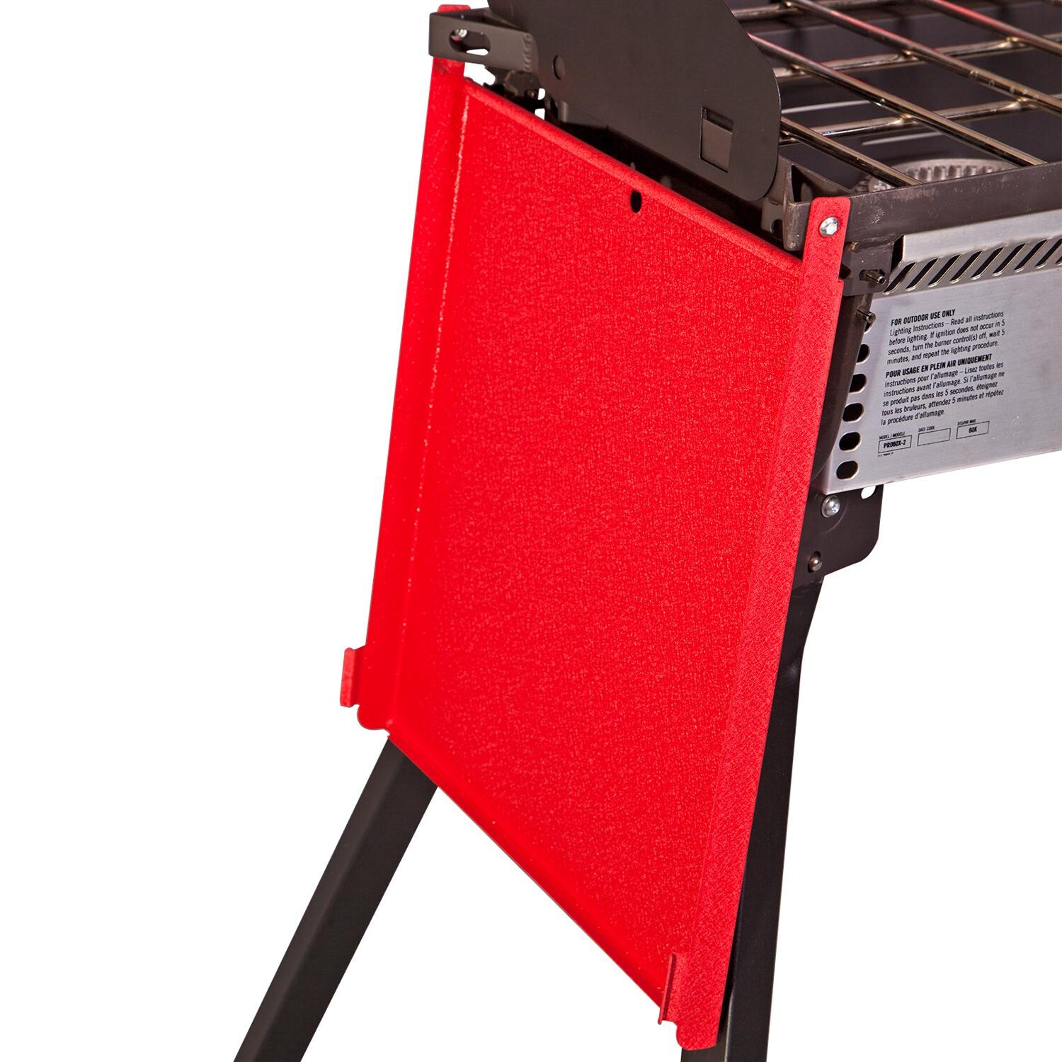 Camp Chef PRO60X Pro 60X 2-Burner Portable Propane Gas Stove - Side Shelf Detail thumbnail