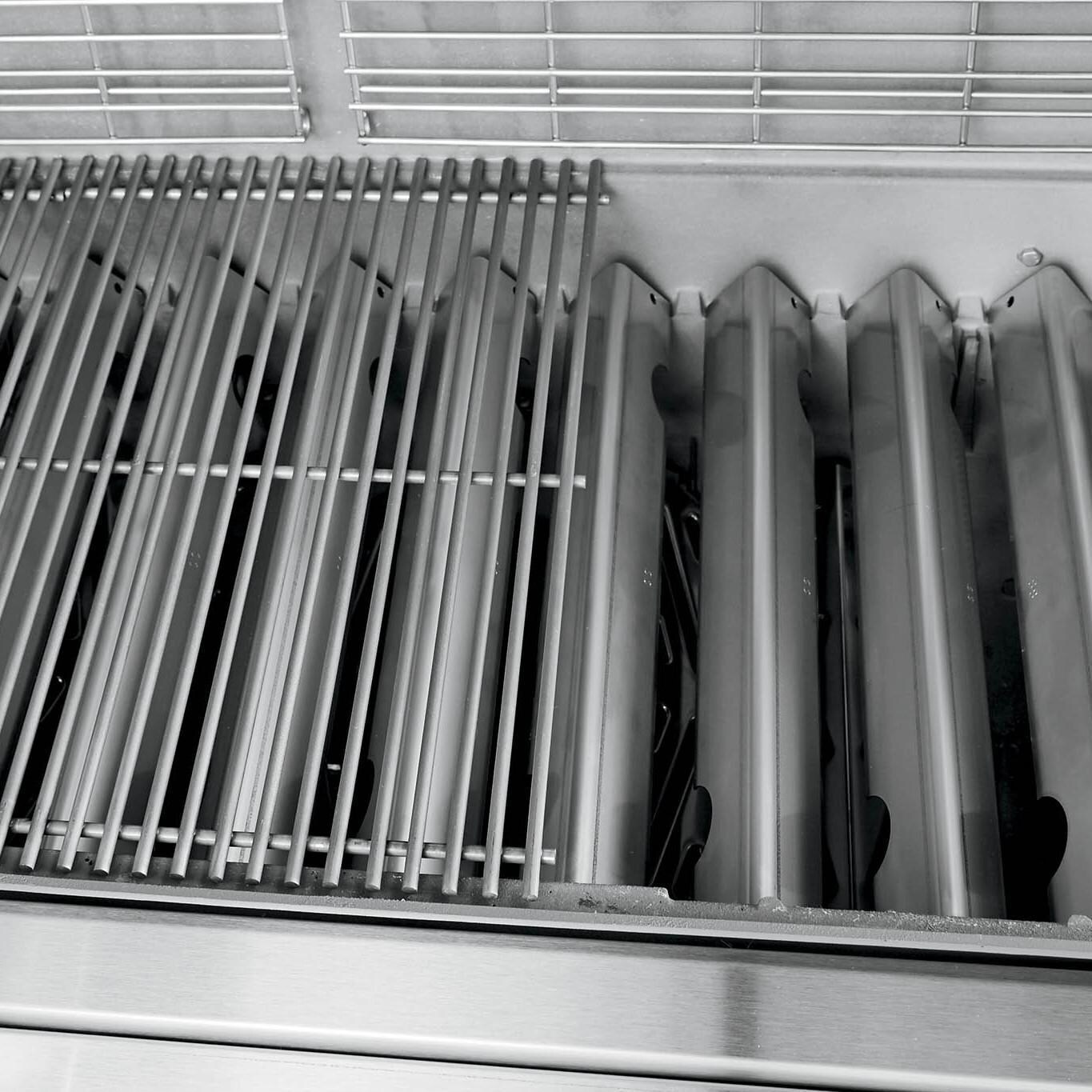 Weber Genesis II LX S-240 Freestanding Natural Gas Grill - Flavorizers and Cooking Grates thumbnail