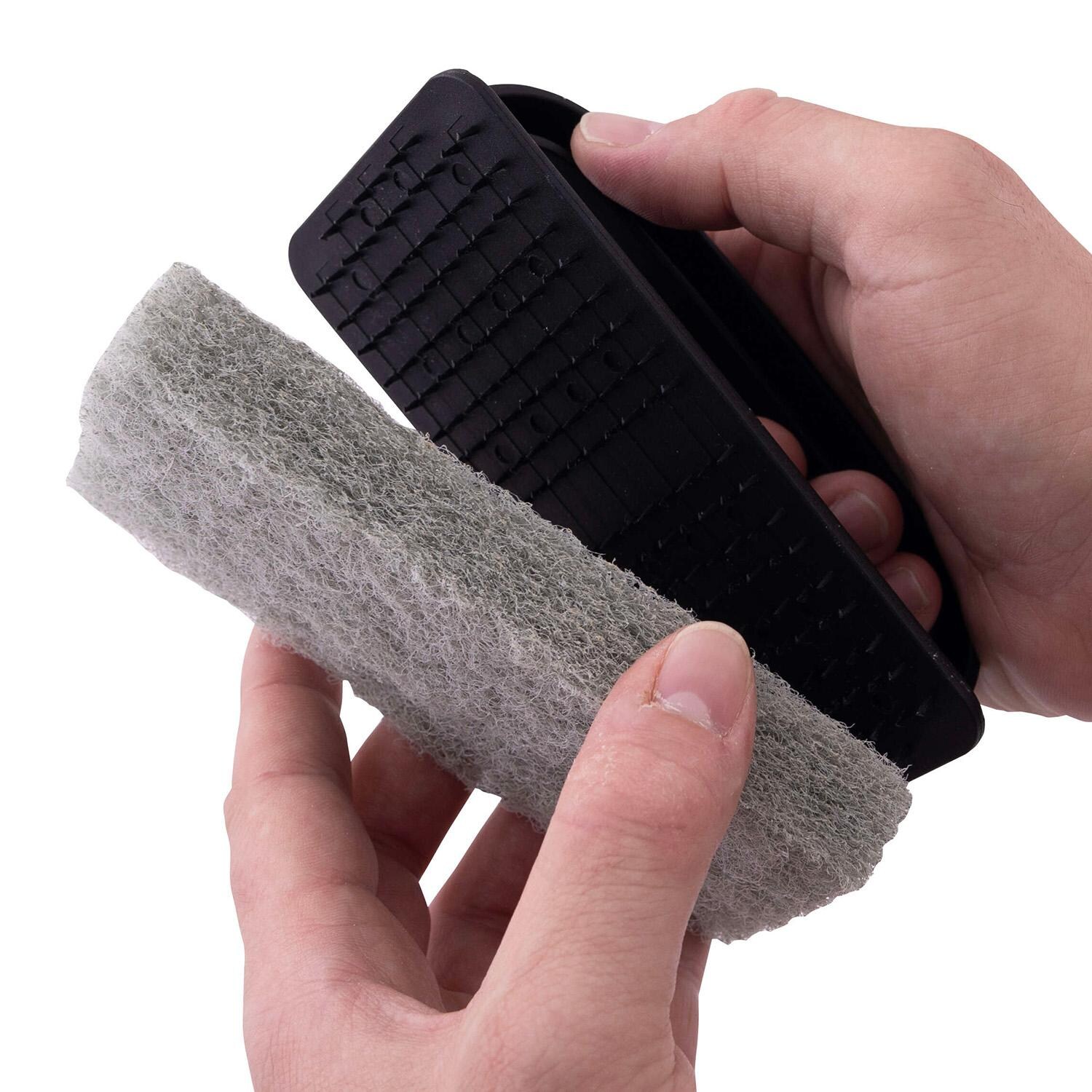 GrillPro Griddle Cleaning Kit - 8 Pc - 91200 - Attaching Scrubbing Pad - White Background thumbnail