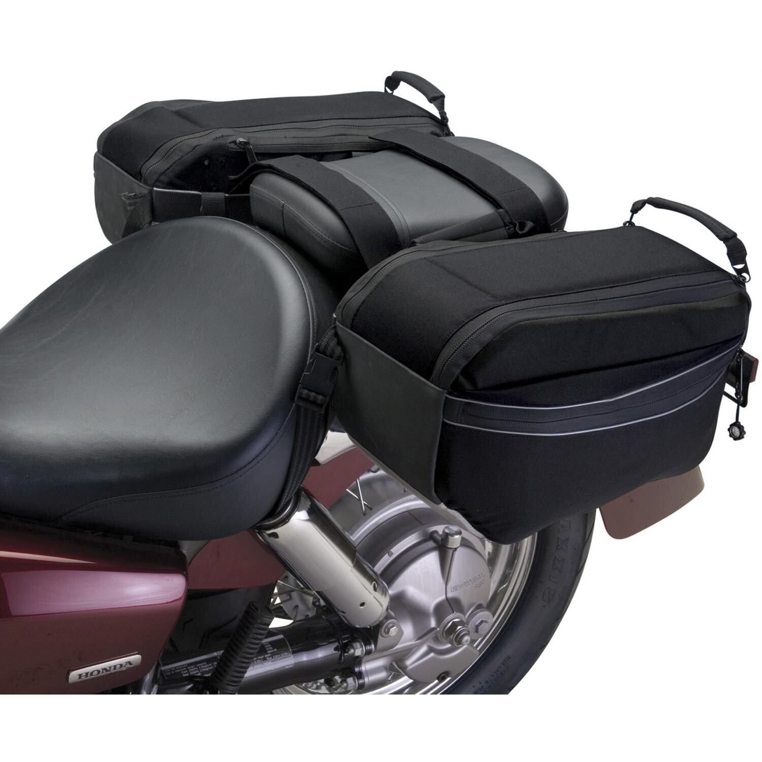 Classic Accessories MotoGear Motorcycle Saddle Bags (Black)