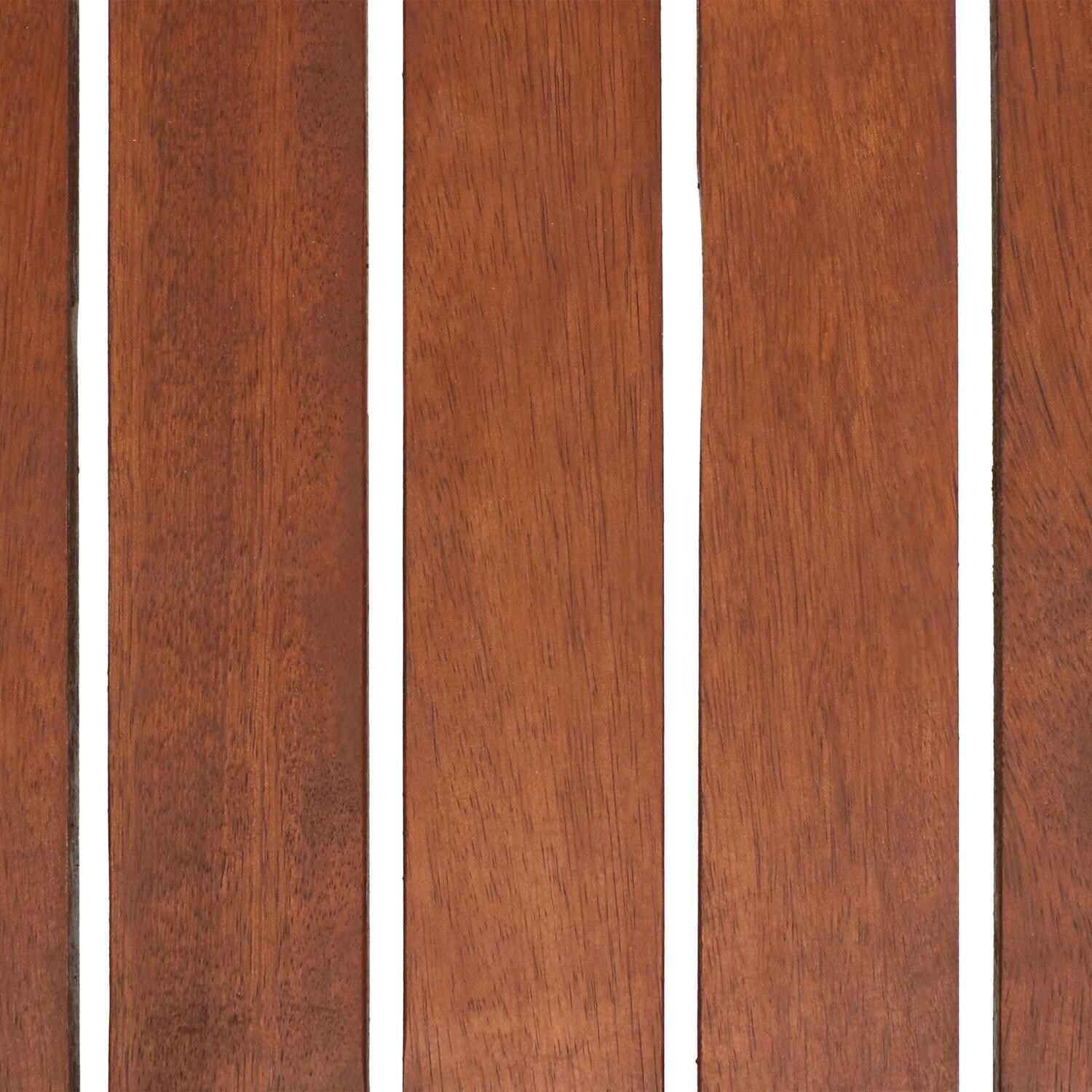 Ultimate Patio 35 1/2 X 17 3/4-Inch Meranti Wood Rectangular Coffee Table W/ Teak Oil Finish - Slat Detail thumbnail