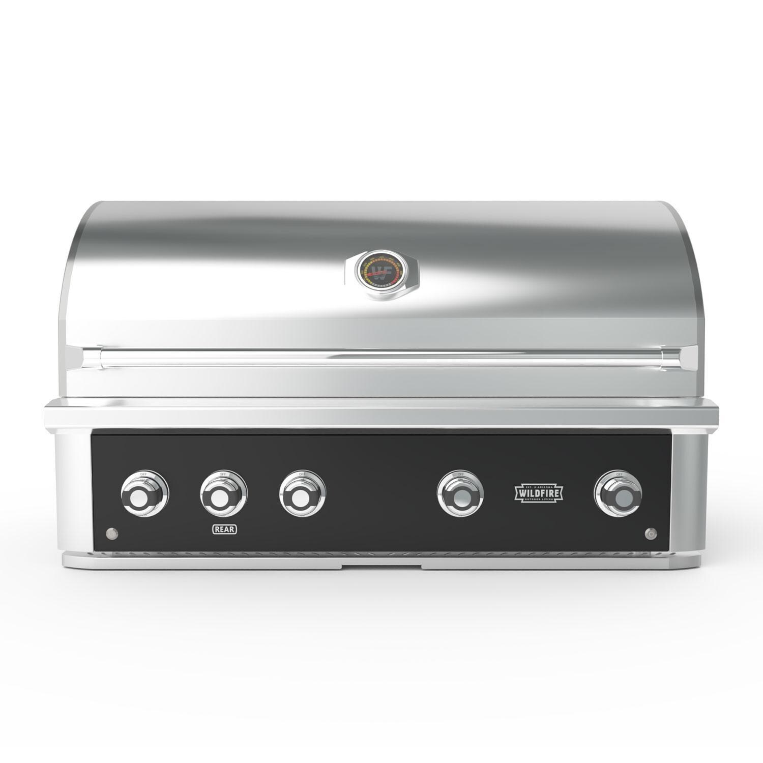 Wildfire Ranch Pro 42-in 4 Burner Black 304 SS Natural Gas Grill - WFPRO42G-BSS-NG