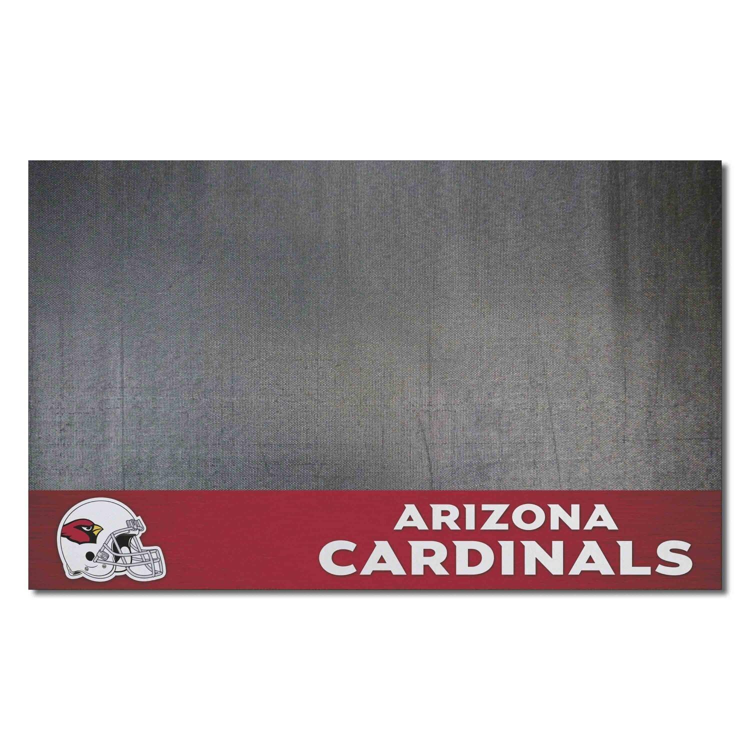 FANMATS 12174 Arizona Cardinals Grill Mat - White Background thumbnail