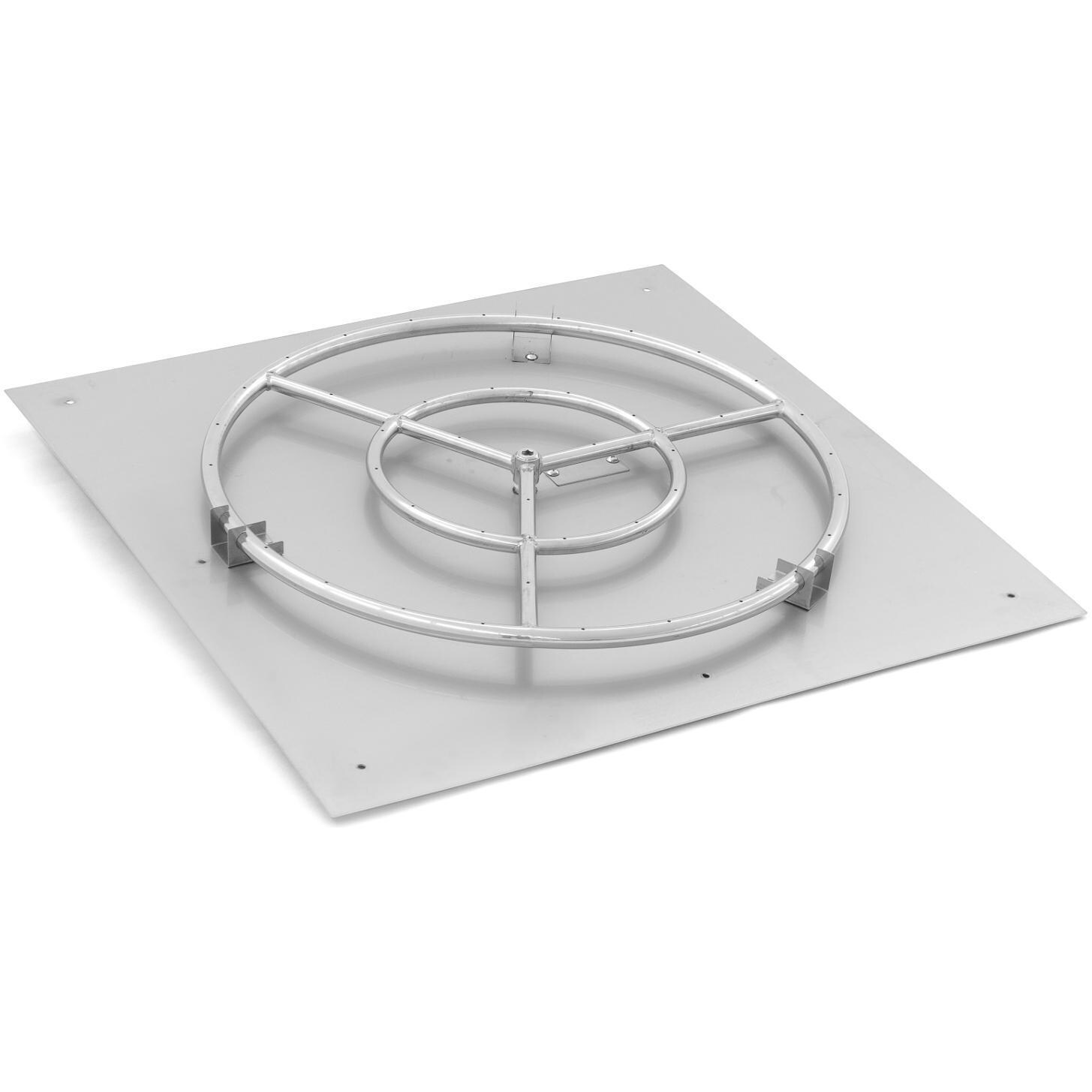 BBQGuys Signature Series 30-Inch Square Natural Gas Flat Pan With Ring Burner thumbnail