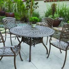 Darlee Sedona 5 Piece Cast Aluminum Patio Dining Set - Antique Bronze image