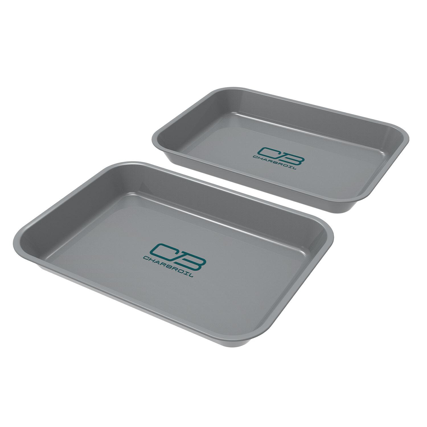 Charbroil CB1250022P2 9 Pc Griddle Breakfast Tool Bundle - Trays - White Background thumbnail