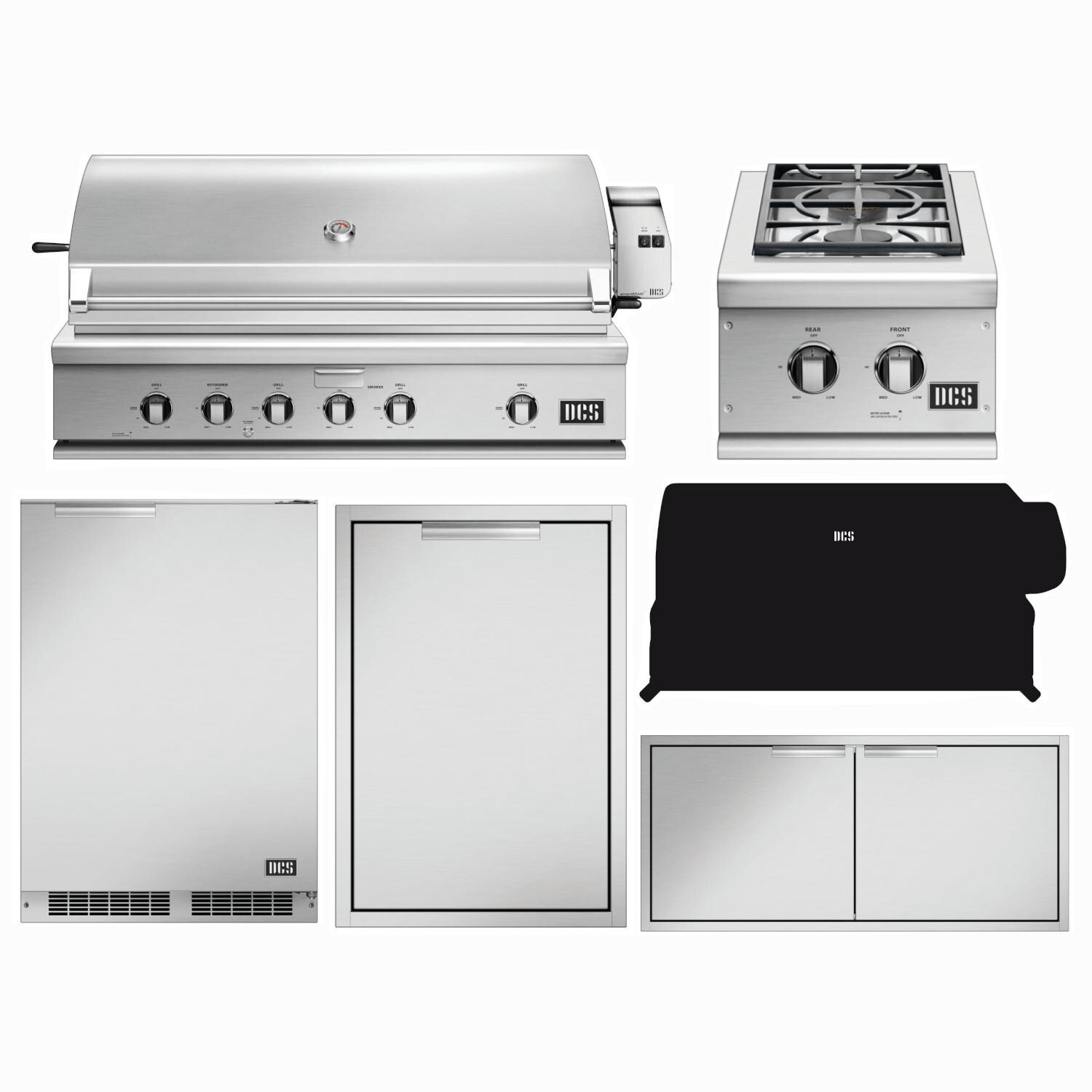 DCS BH1-48R-L-6PC Series 7 Traditional 6-Piece 48-Inch Propane Gas Outdoor Kitchen Package thumbnail