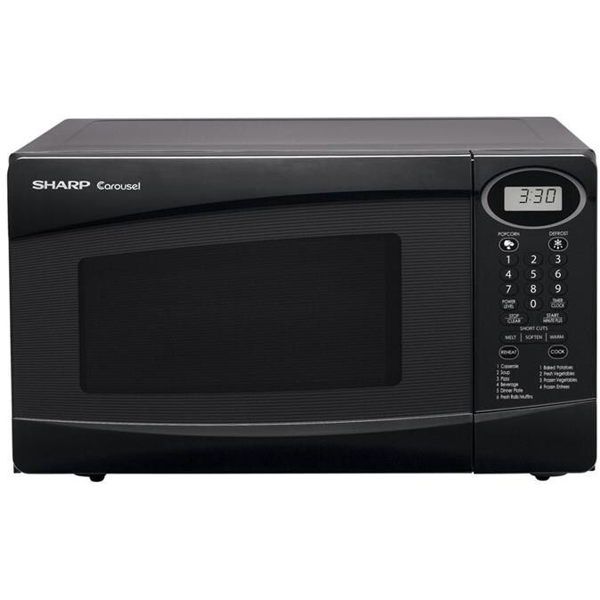 Sharp R230KK 0.8 Cu. Ft. Compact Microwave Black BBQGuys
