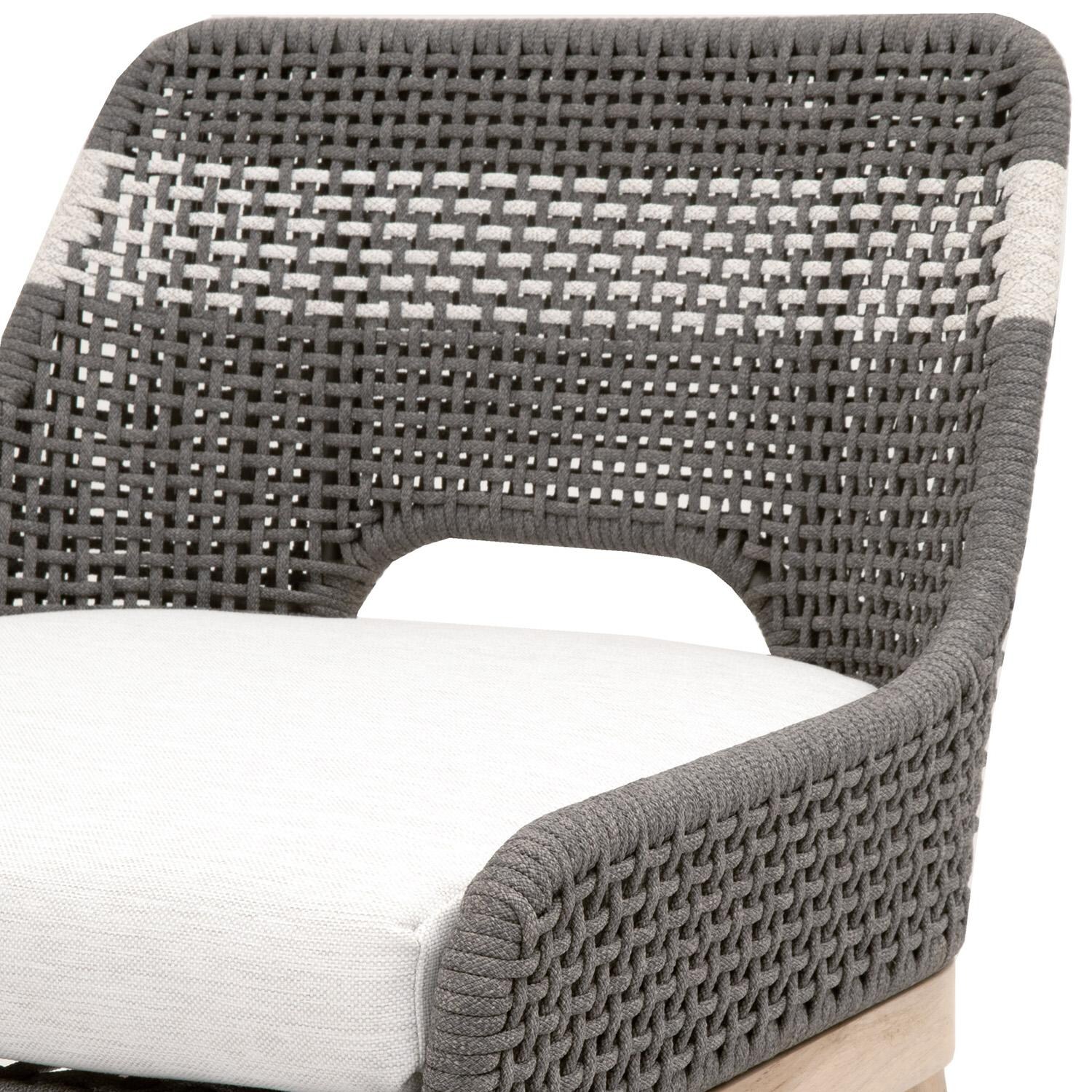 Cocoa Way Woven Rope Barstool in Dove By Lakeview - Seat Detail thumbnail