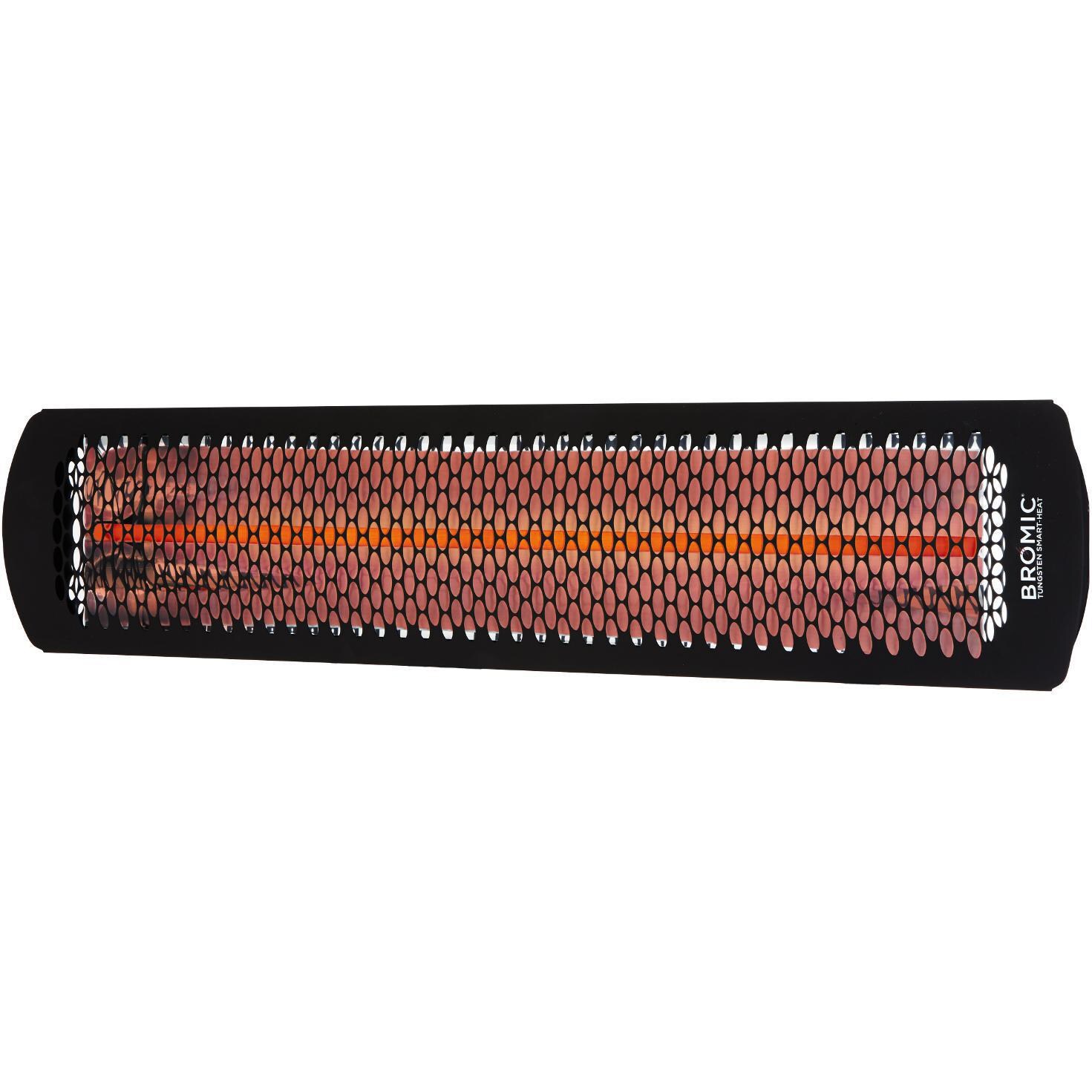 Bromic Heating Tungsten Smart-Heat 44-Inch 2000W Single Element 277V Electric Infrared Patio Heater - Black - BH0420040