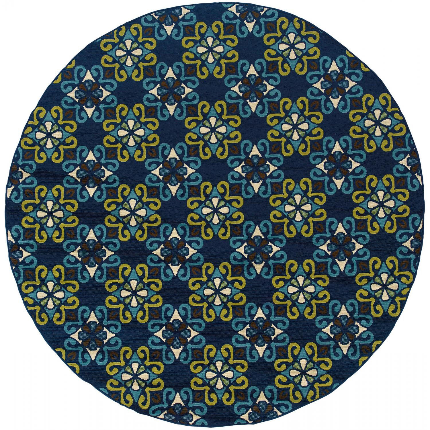 Oriental Weavers Caspian 7.83 Ft. Round Indoor/Outdoor Rug - 3331L