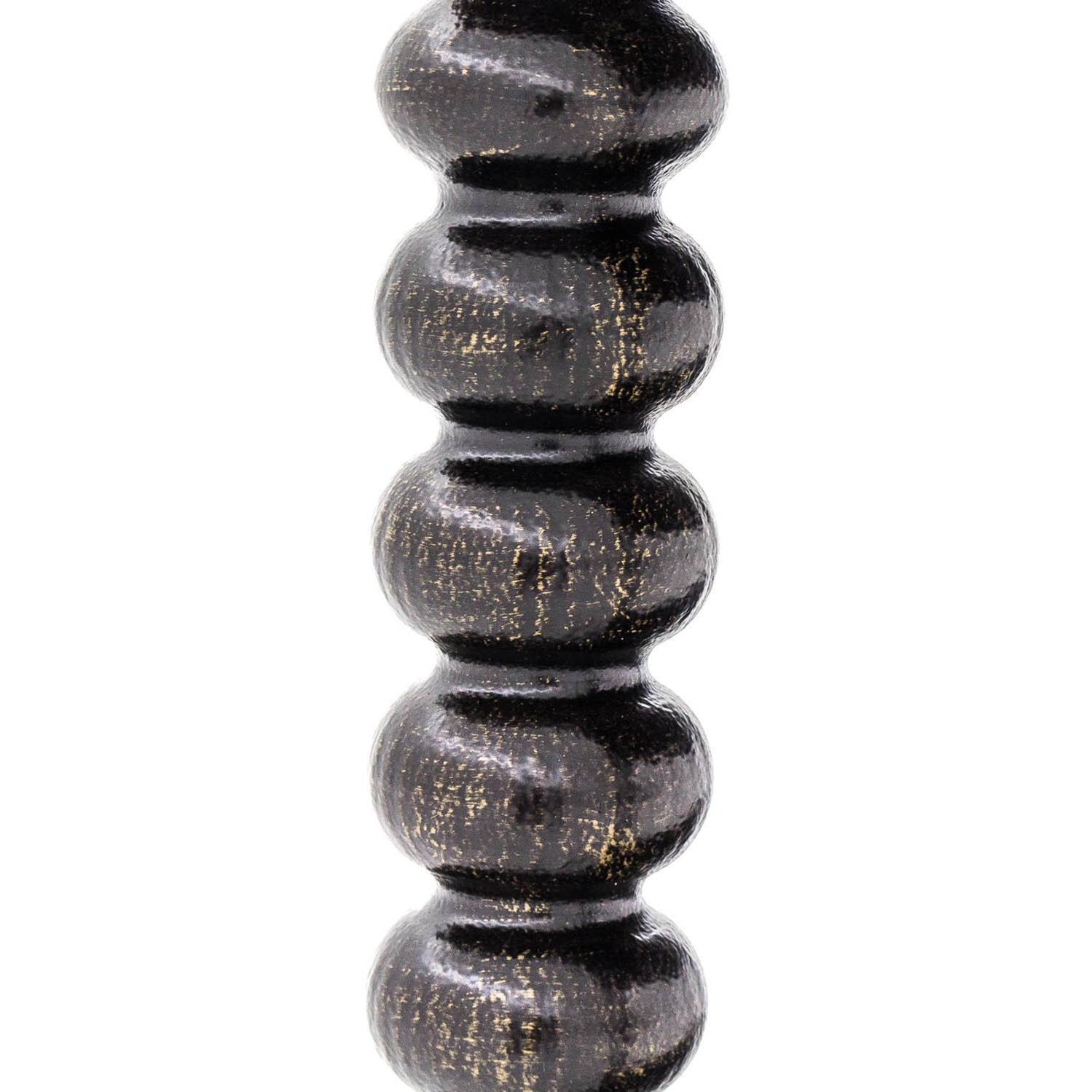 Du Monde 60 X 18 Inch Rectangular Cast Aluminum Outdoor Console Table - Stacked Ball Leg Detail thumbnail