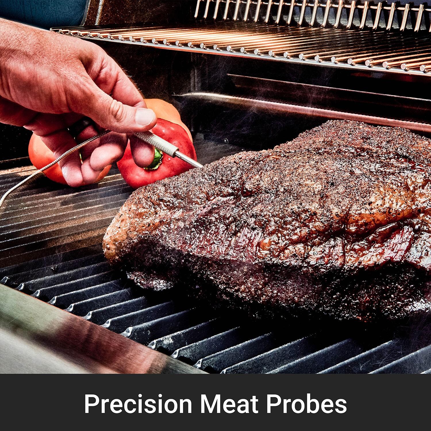 Broil King 674001 Baron 4 Burner Pellet Module Conversion Kit - Black - Meat Probes - Detail thumbnail