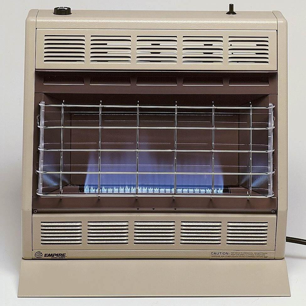 Empire 30 000 Btu Blue Flame Vent Free Natural Gas Heater Bf30nat