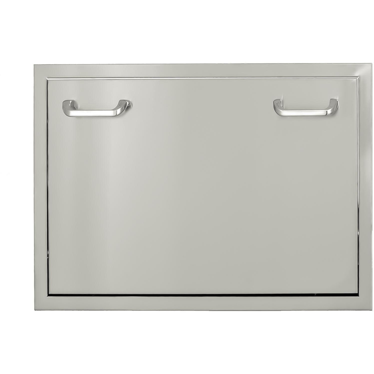BBQGuys Signature Series 30-Inch Stainless Steel Roll-Out Ice Chest Storage Drawer - DISCONTINUED