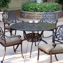 Darlee Elisabeth 5 Piece Cast Aluminum Patio Dining Set image