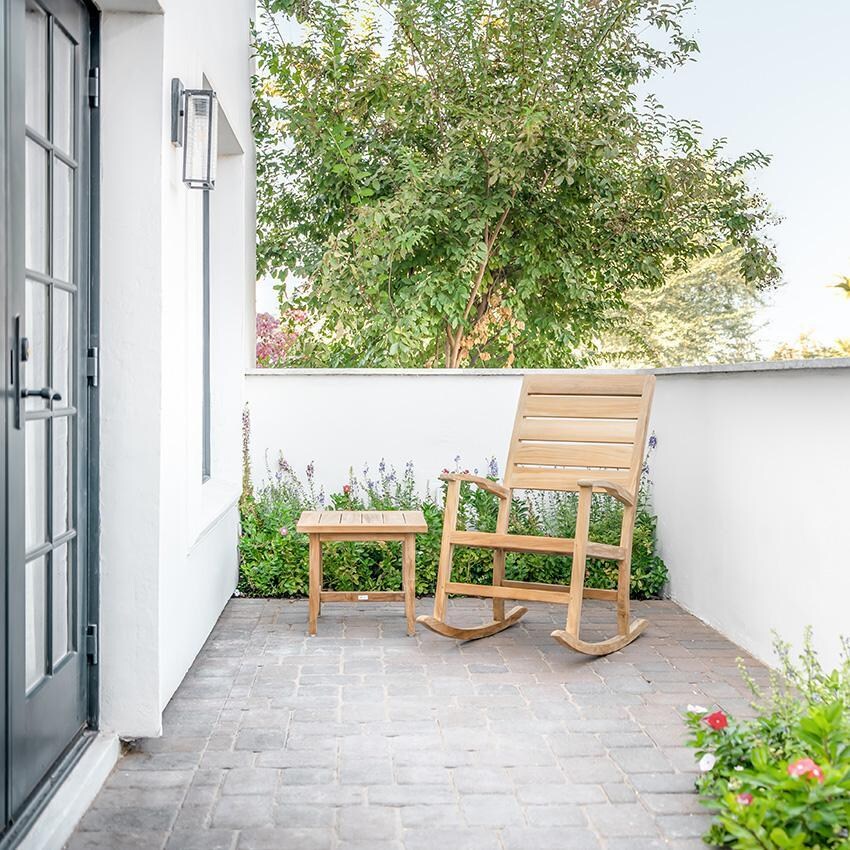 Teak + Table Charleston Square Side Table - Veranda - Lifestyle thumbnail