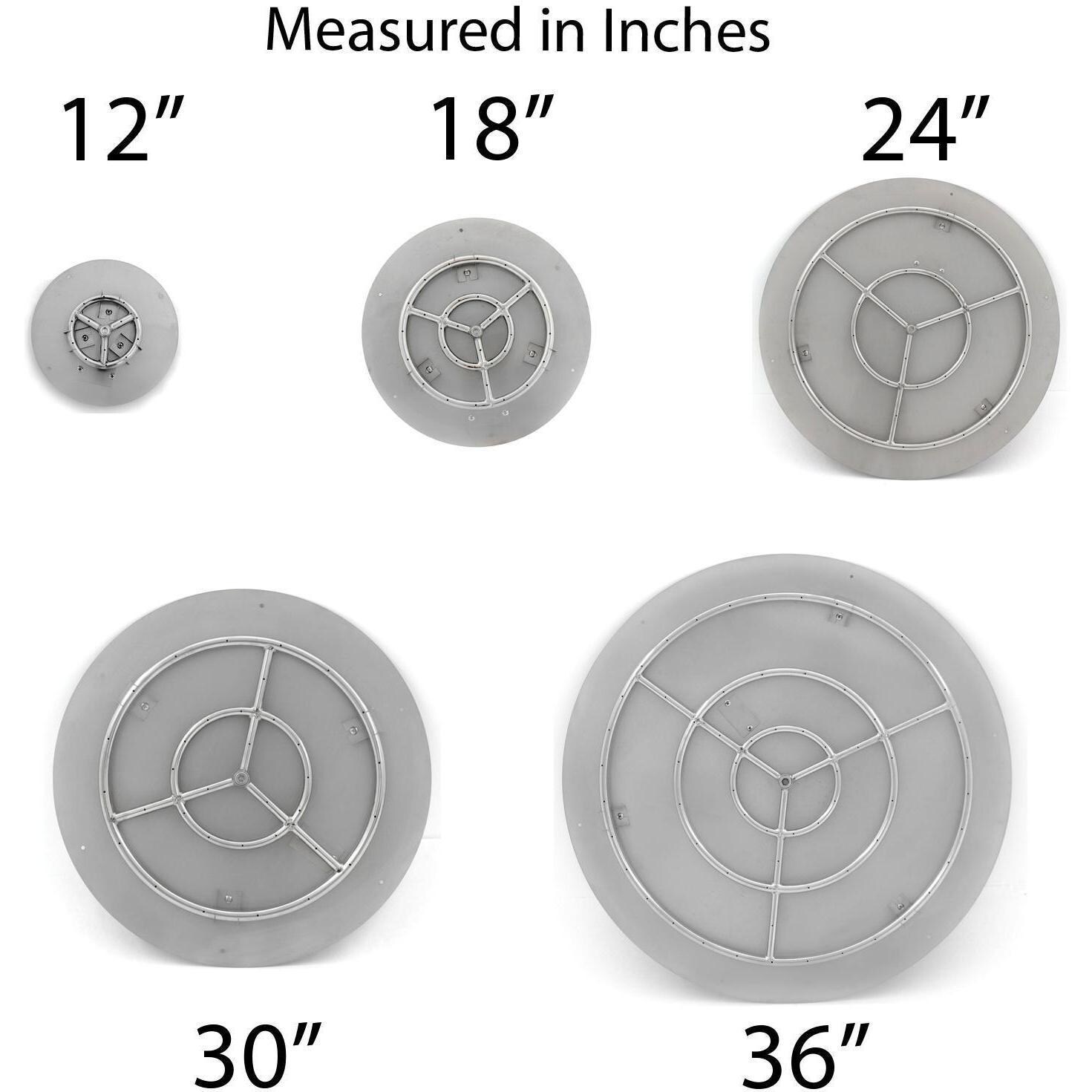  BBQGuys Signature Series Round Natural Gas Flat Pan With Ring Burner Sizes thumbnail