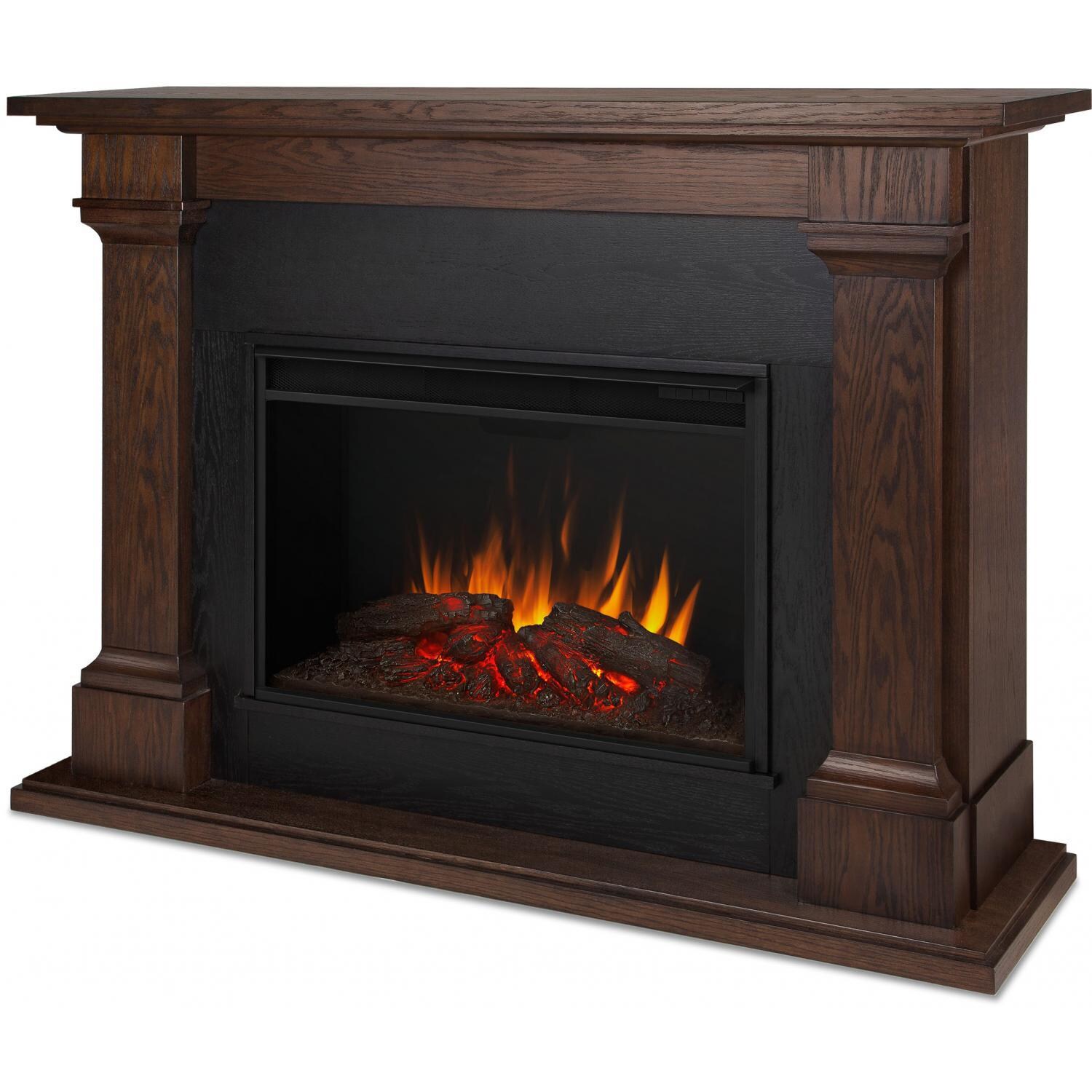 Real Flame 8011E-CO Callaway 63-Inch Grand Electric Fireplace - Chestnut Oak thumbnail