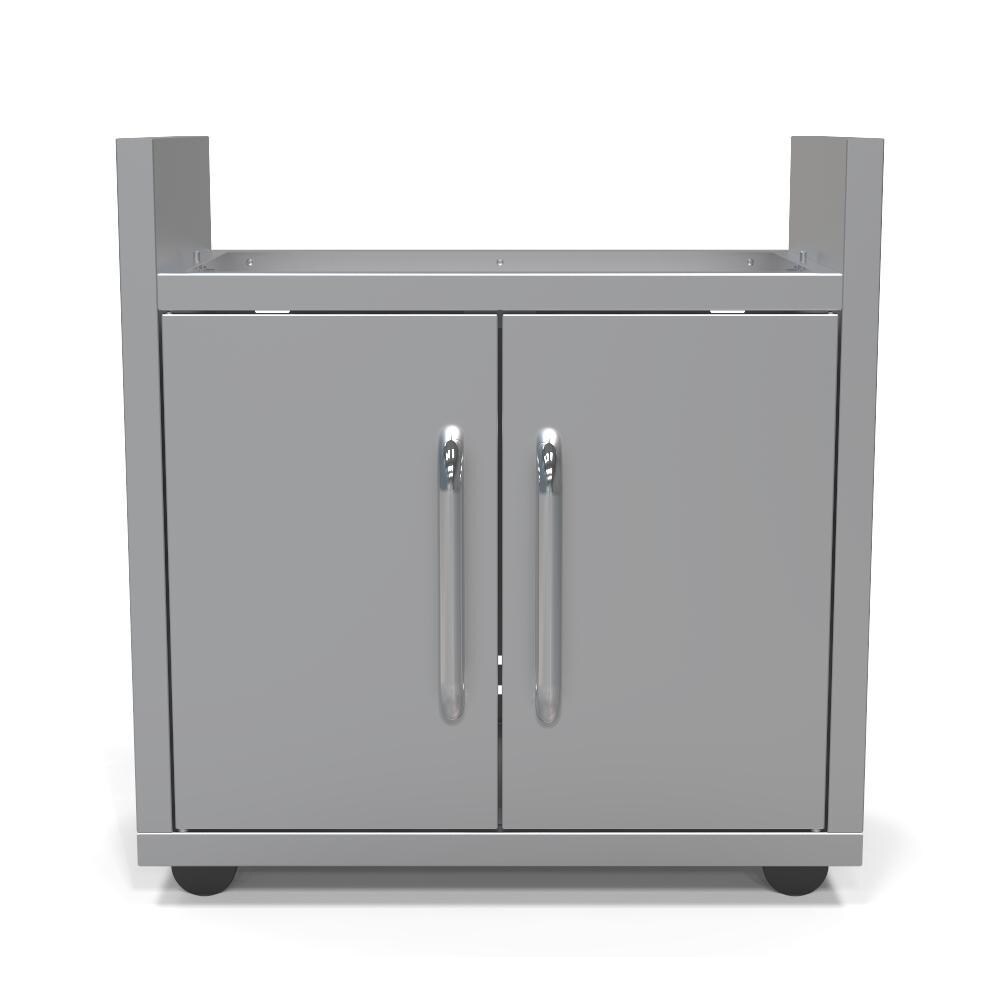 Le Griddle - GFCART75 - Stainless Steel Cart For Original 30-Inch Griddle - With Shelves Folded thumbnail