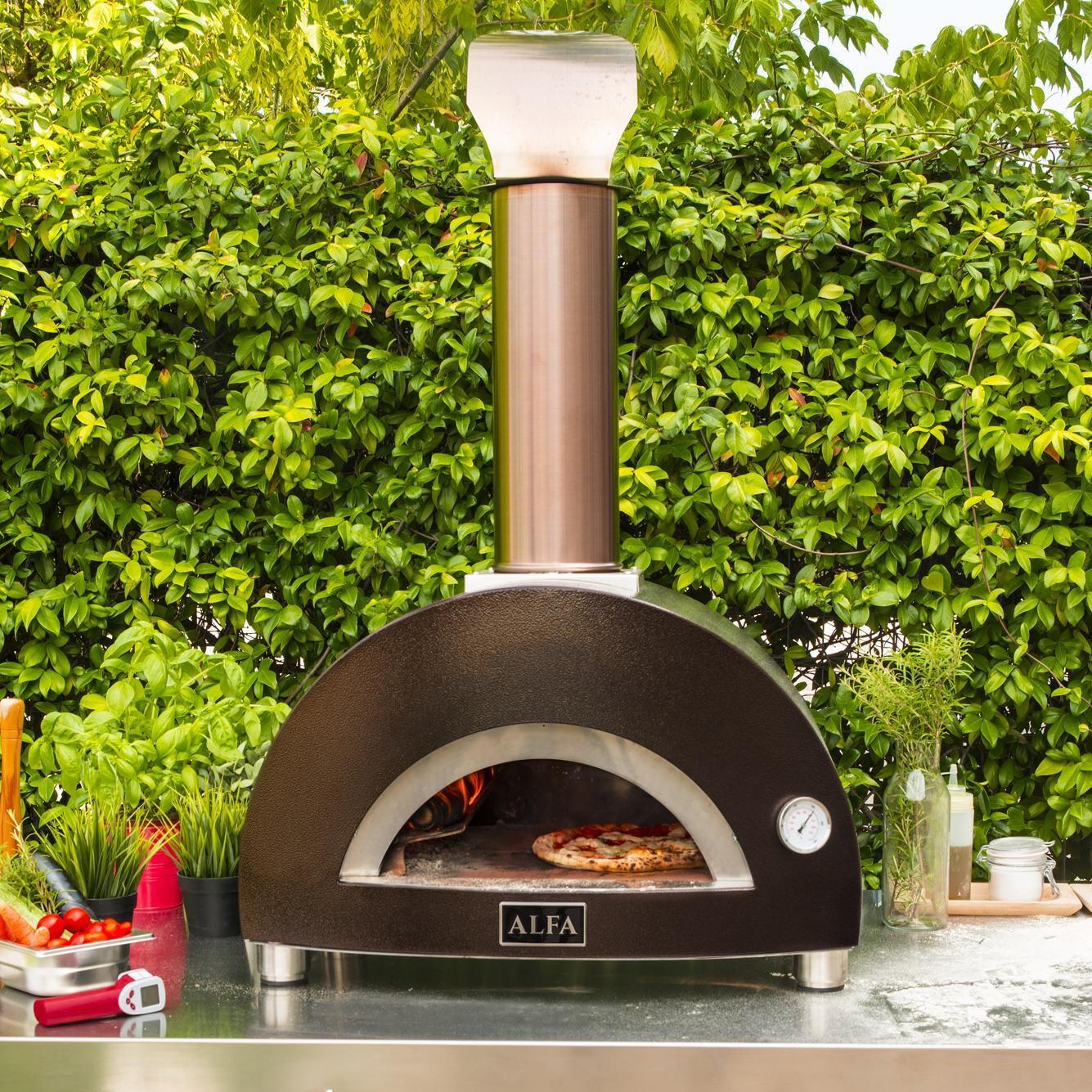 Alfa FXMD-S-LRAM Nano 23-Inch Countertop Wood-Fired Pizza Oven thumbnail